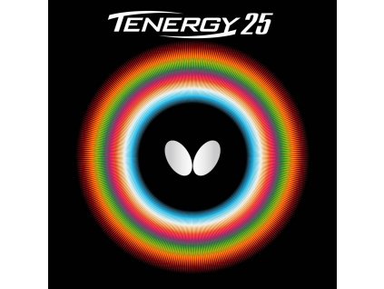 Poťah Butterfly Tenergy 25 (Farba poťahu čierny / BLACK, Hrúbka špongie 2,1 mm)