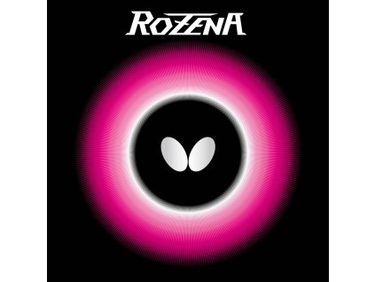Poťah Butterfly Rozena (Farba poťahu čierny / BLACK, Hrúbka špongie 2,1 mm)