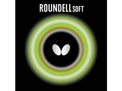 Poťah Butterfly Roundell Soft (Farba poťahu čierny / BLACK, Hrúbka špongie 2,1 mm)