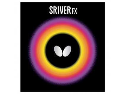 Poťah Butterfly Sriver FX (Farba poťahu čierny / BLACK, Hrúbka špongie max)