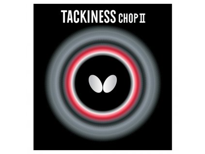 Poťah Butterfly Tackiness Chop II (Farba poťahu čierny / BLACK, Hrúbka špongie 1,9 mm)