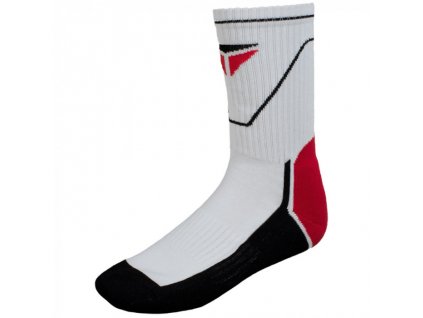 Ponožky Tibhar PLAYER white/red/black (Ponožky rozmer 45 - 47)