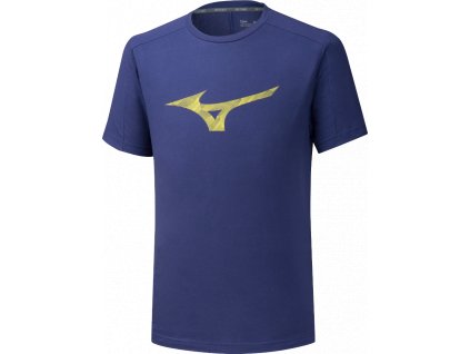 Tričko Mizuno Heritage Tee 2 - lila (Veľkosť textil L)