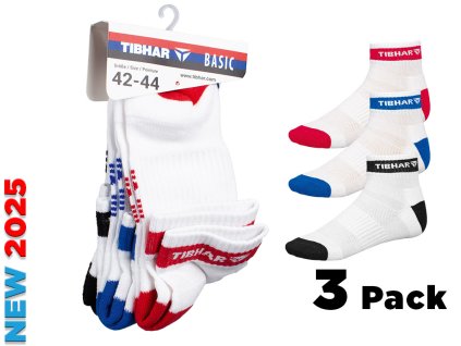 Ponožky Tibhar BASIC - 3Pack