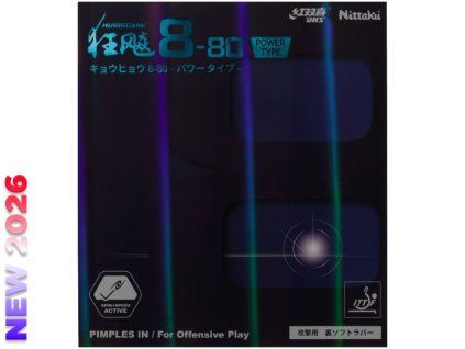 Nittaku Hurricane 8 80 power