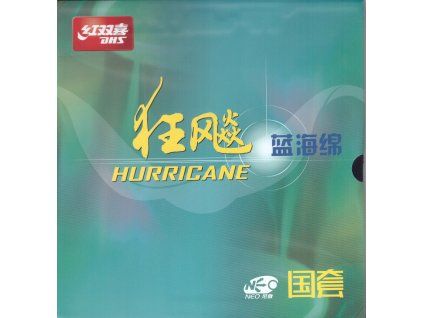Poťah DHS Hurricane 3 Neo National 41° - blue sponge