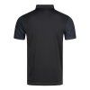 donic poloshirt flow black green back web