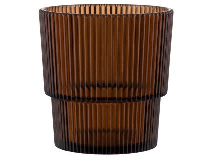 Sklenice Chocolate v čokoládové barvě