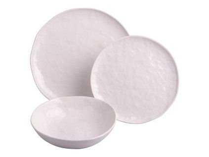Sada porcelánového nádobí Elegance White 18 ks