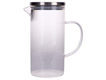 Skleněná karafa na vodu s víkem 1,4 l