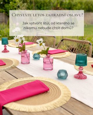 Chystáte letos zahradní oslavu, grilování nebo jen letní posezení s přáteli? Pak možná řešíte stejnou otázku jako spousta...
