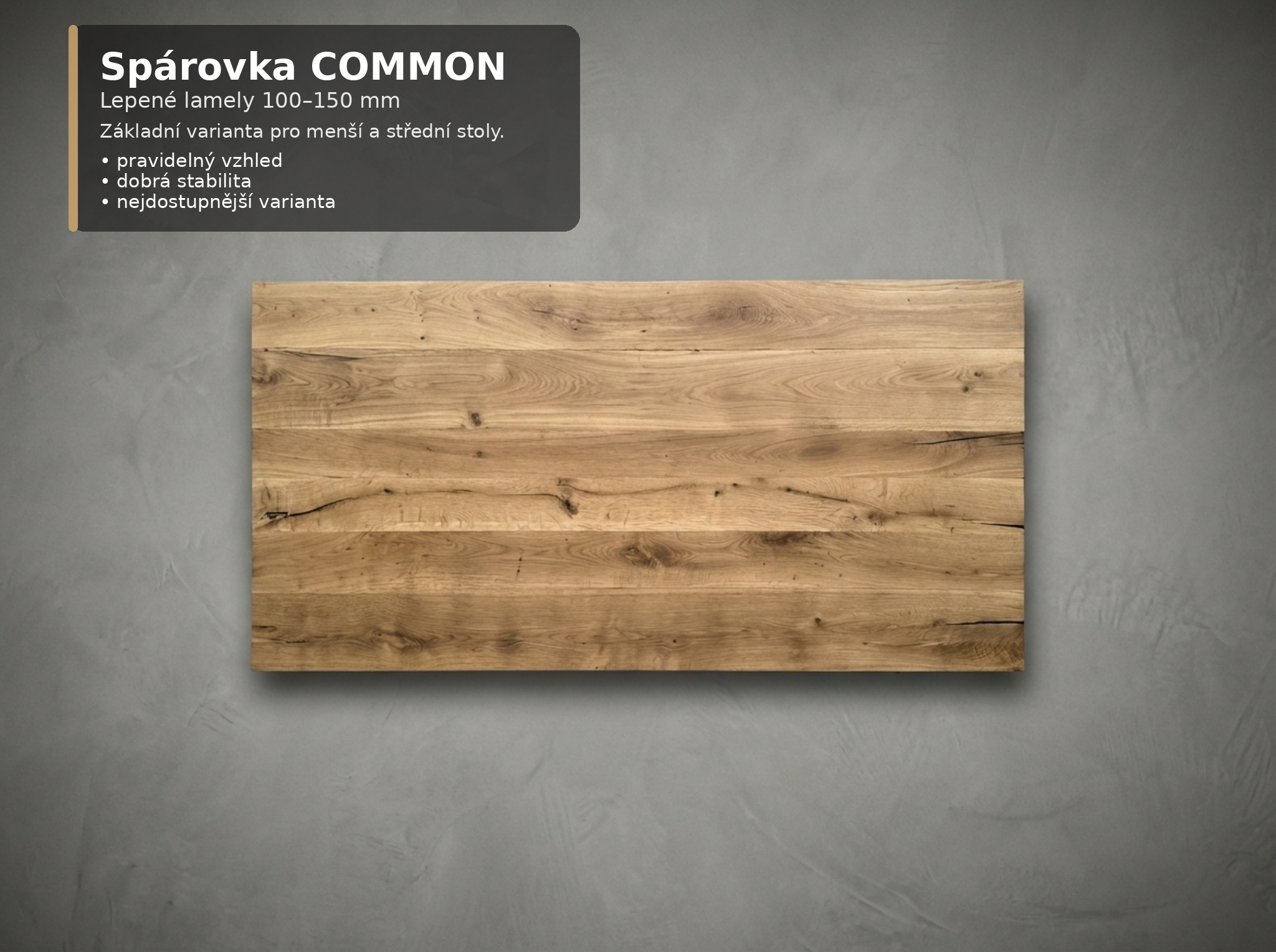 Spárovka COMMON – ukázka