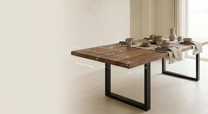 Návrh stolu – ukázka