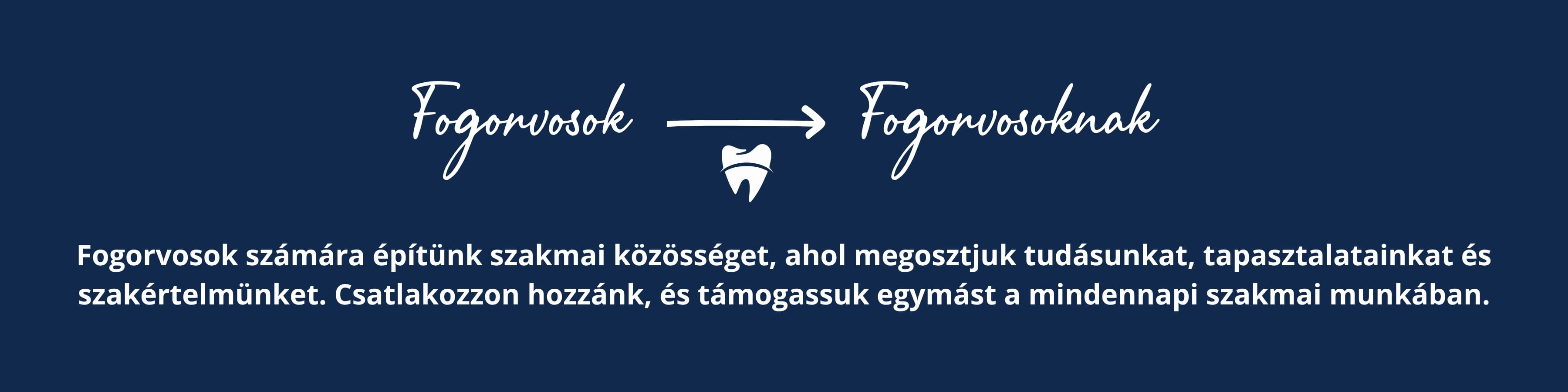 fogorvosok fogorvosoknak – fogászati anyagok