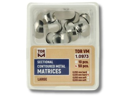 TOR szekcionált matricák, hard - 0,035 mm