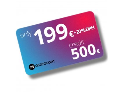 Osteocom Voucher za 199€ kredit 500€