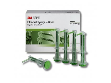 Intra oral syringe pre A silikóny zelená (20) 71505 min