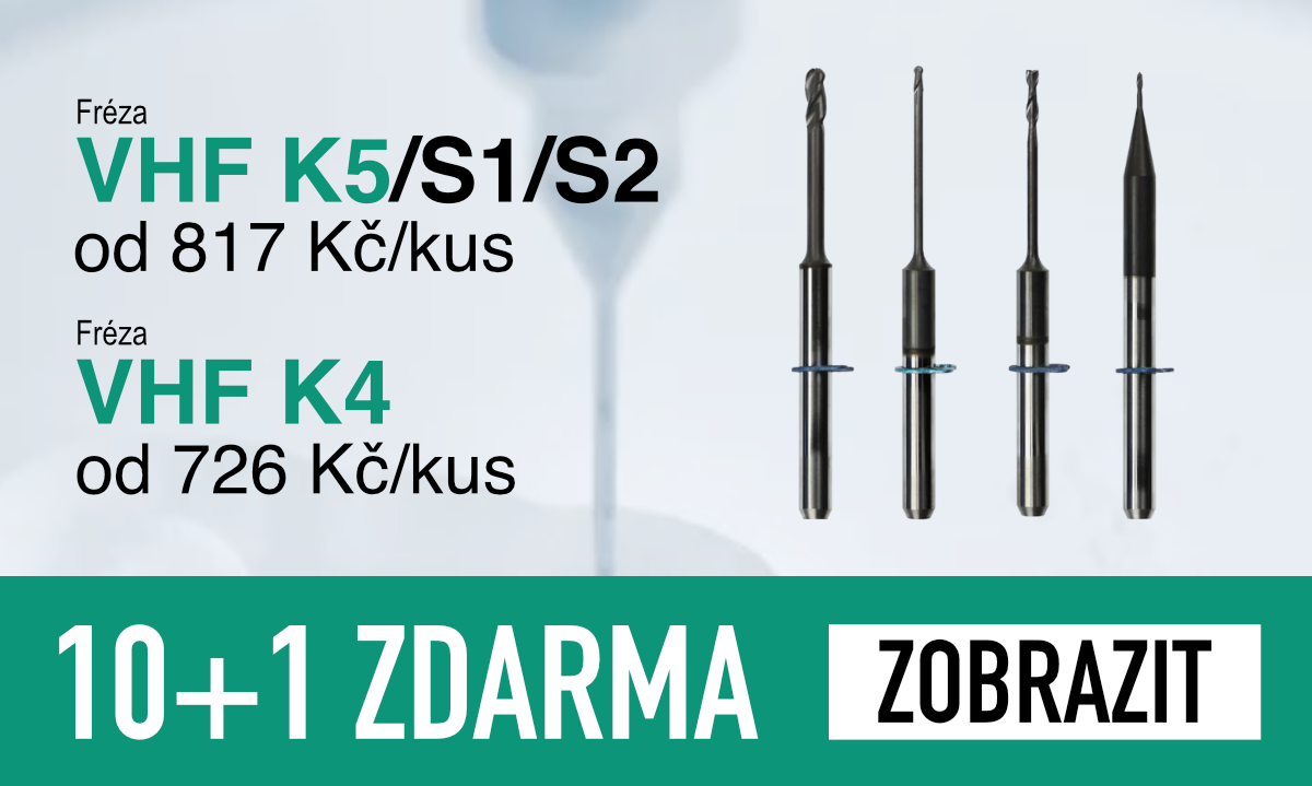 Frézy pro VHF frézku