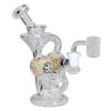 black leaf recyclebong glow in the dark bubbler 221848 1
