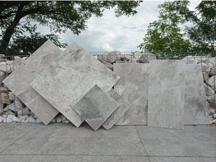 1458 atlantic grey marble tiles tumbled set 0 742 m2