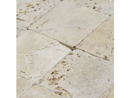 2094 travertinova dlazba kostka 10x10x1cm