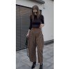 Wide-leg balloon kalhoty