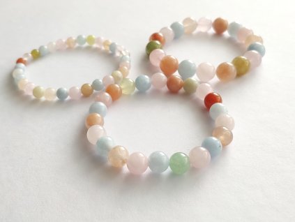 Morganit náramky 6,8,10mm