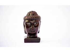 Buddha - soška hlava velká 50x55x105mm