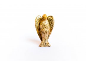 Jaspis obrazkový léčivý anděl - malý 3,5 cm/ velký 5cm