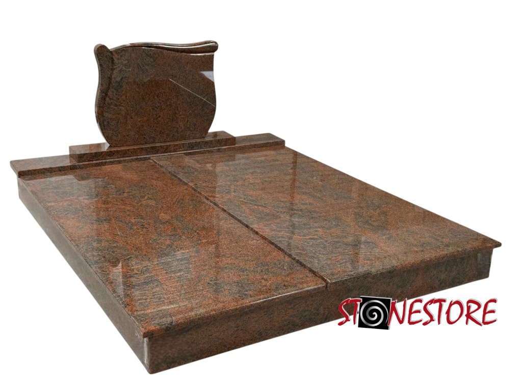 Doppelgrab Granit Multicolor Red