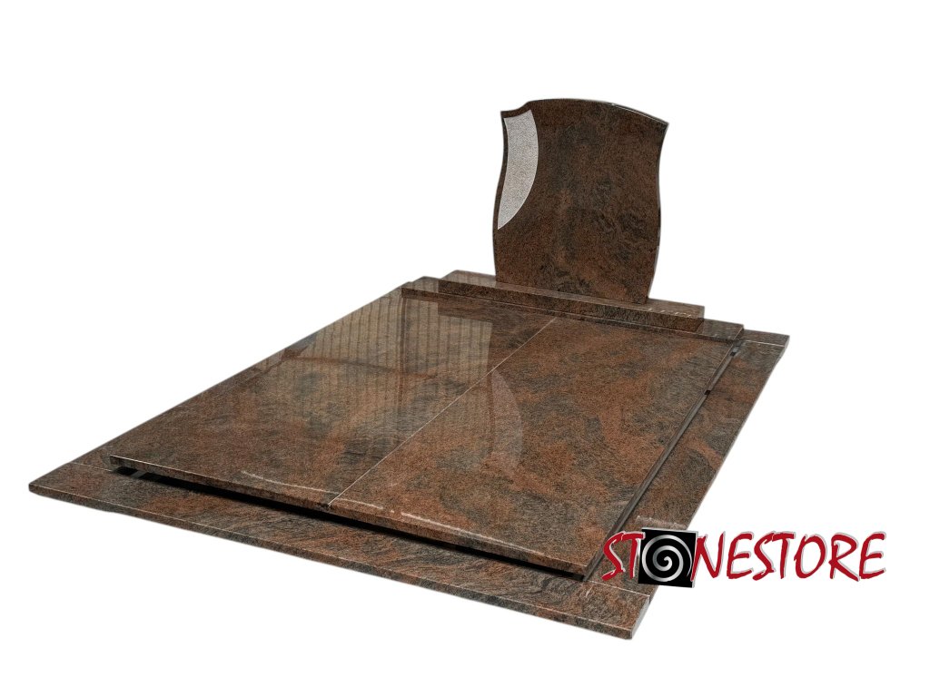 Doppelgrab Granit Multicolor Red