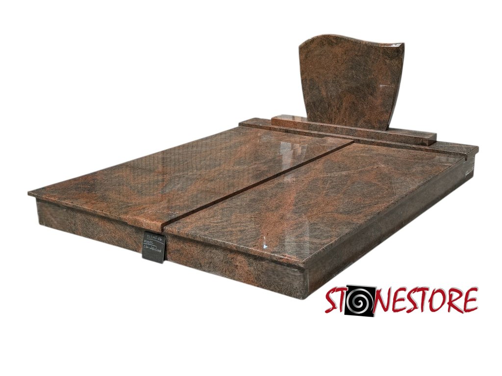 Doppelgrab Granit Multicolor Red