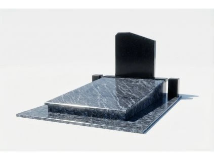 Jednohrob Silk Blue nero