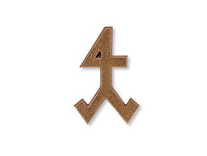 Bronzerelief Steinmetz für Grabstein, 7,5×5 cm oder 12,5×8 cm