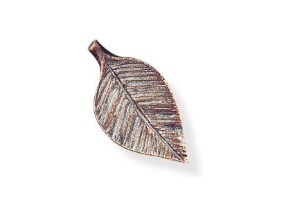 Bronzový list na náhrobek, 4×2 cm nebo 5×3 cm