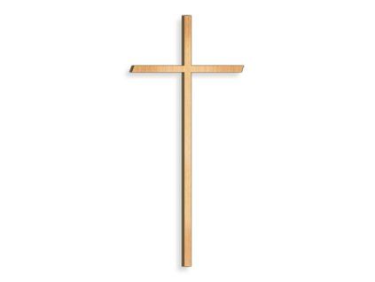 Náhrobní kříž s křišťálem, bronz, 8–80 cm