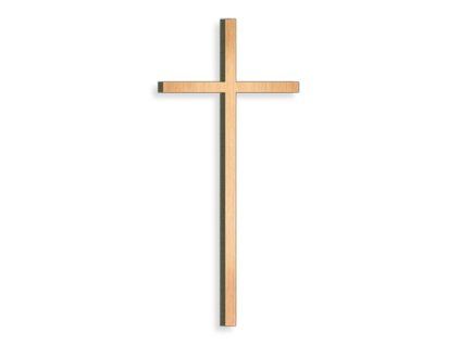 Náhrobní kříž s křišťálem, bronz, 8–80 cm
