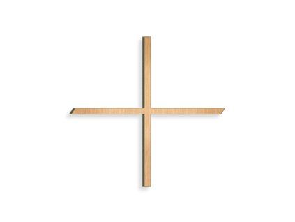 Rovnoramenný kříž na náhrobek, bronz, 8–30 cm