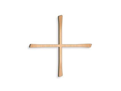 Rovnoramenný kříž na náhrobek, bronz, 8–30 cm