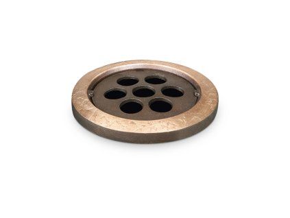 Vasenring aus Bronze für Grabstein, Ø 12 cm