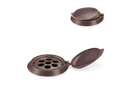 Bronzener Vasenring für Grabstein, Ø 13 cm