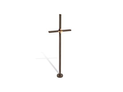 Grabkreuz aus Bronze, 60×20 cm oder 90×30 cm