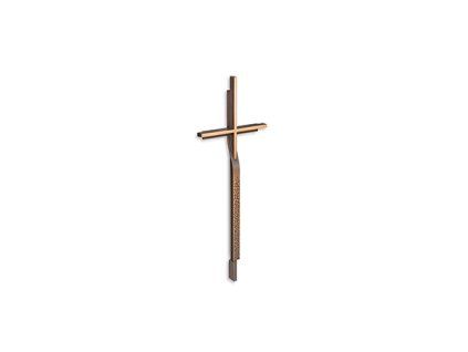 Náhrobní kříž na hrob, bronzový, 30–50 cm