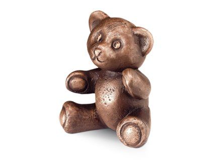 Bronzebär für Kindergrab, 9×8 cm oder 14×14 cm