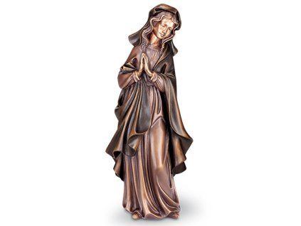 Bronzová Madona na náhrobek, 20–49 cm
