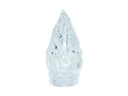 Glasflamme für Grablaterne, weiß, Höhe 9 cm oder 12 cm
