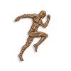 Bronzový reliéf Sprinter na náhrobek, 8,5×6 cm nebo 14×9,5 cm