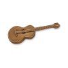 Gitarre aus Bronze für Grabstein, 3×9,5 cm
