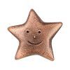 Bronzestern für Kindergräber, 5×5 cm