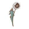 Bronzová Pusteblume na náhrobek, 11,5×5 cm nebo 19×8 cm